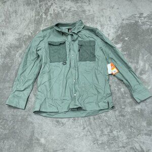 Bass Outdoor Stretch Worker Shacket Lily Pad M NWT 6406